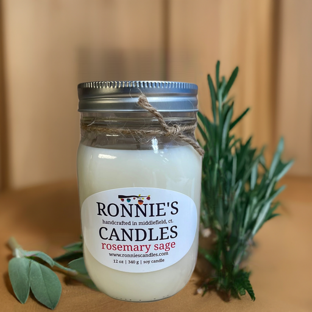 Rosemary Sage 100% Soy Candle