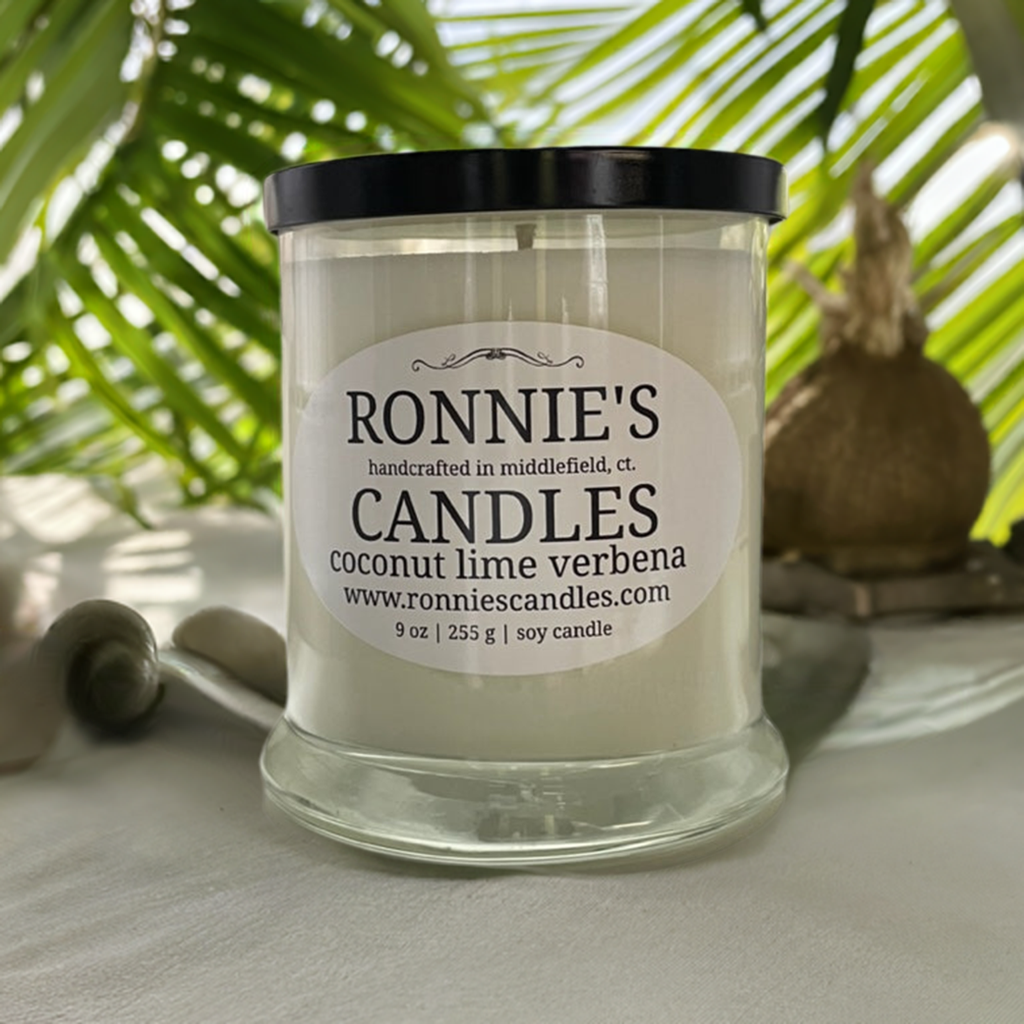 Coconut Lime Verbena 100% Soy Candle